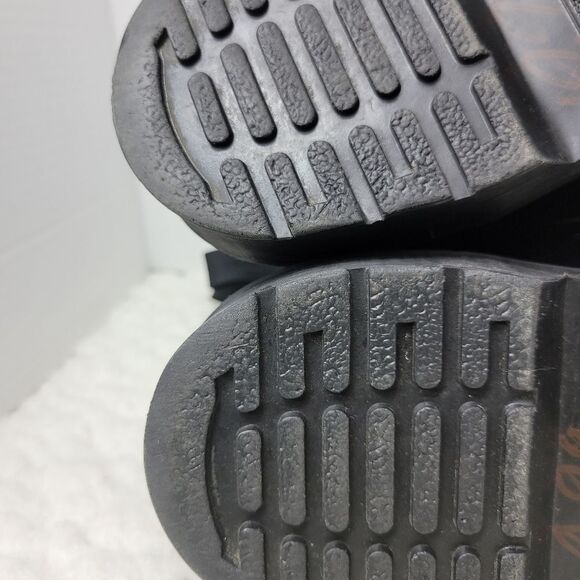 Dr. Martens 1460 Mono Mens Boots Size 10 M Black Leather Lace Up 8-Eye - Picture 9 of 10